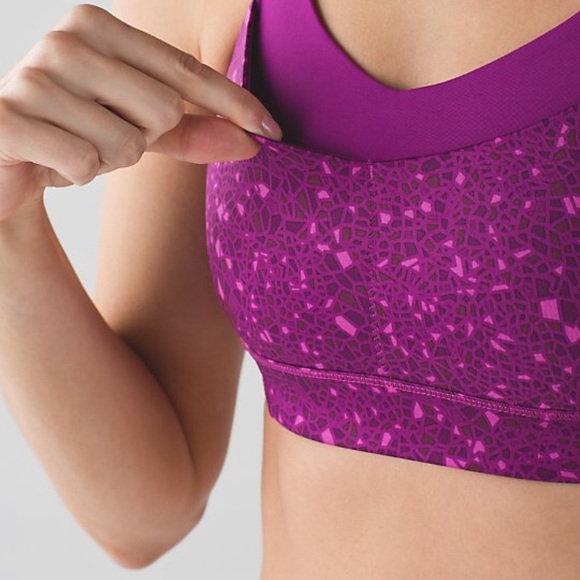 Lululemon Rack Pack bra, purple pink size 4 - Picture 3 of 8